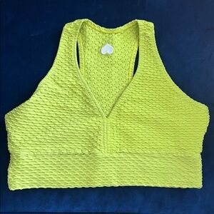 Booty by Brabants Lime Croco Curvy  Bra